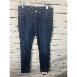 Simply Vera Wang Womens Size 6 Skinny Mid Rise Blue Jeans